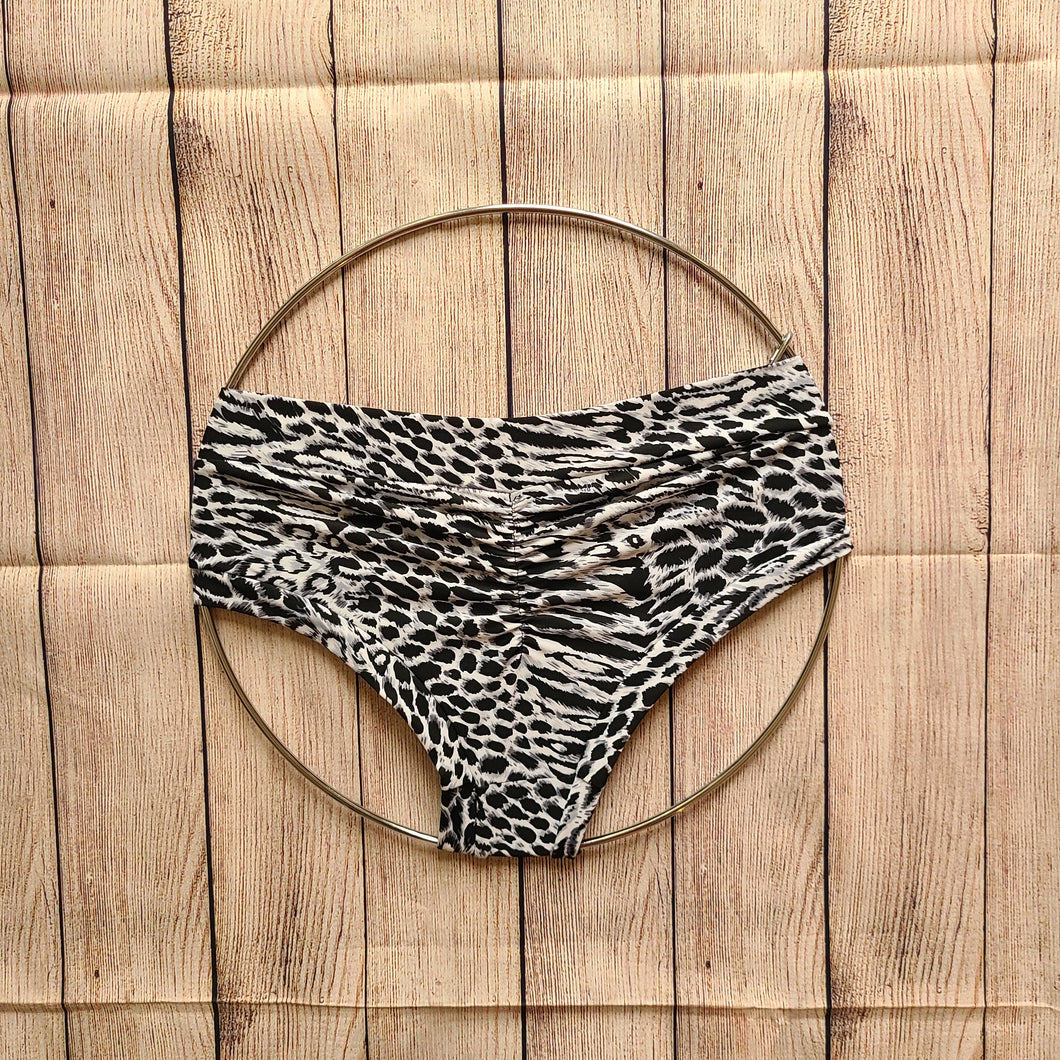 leopard print pole dance shorts