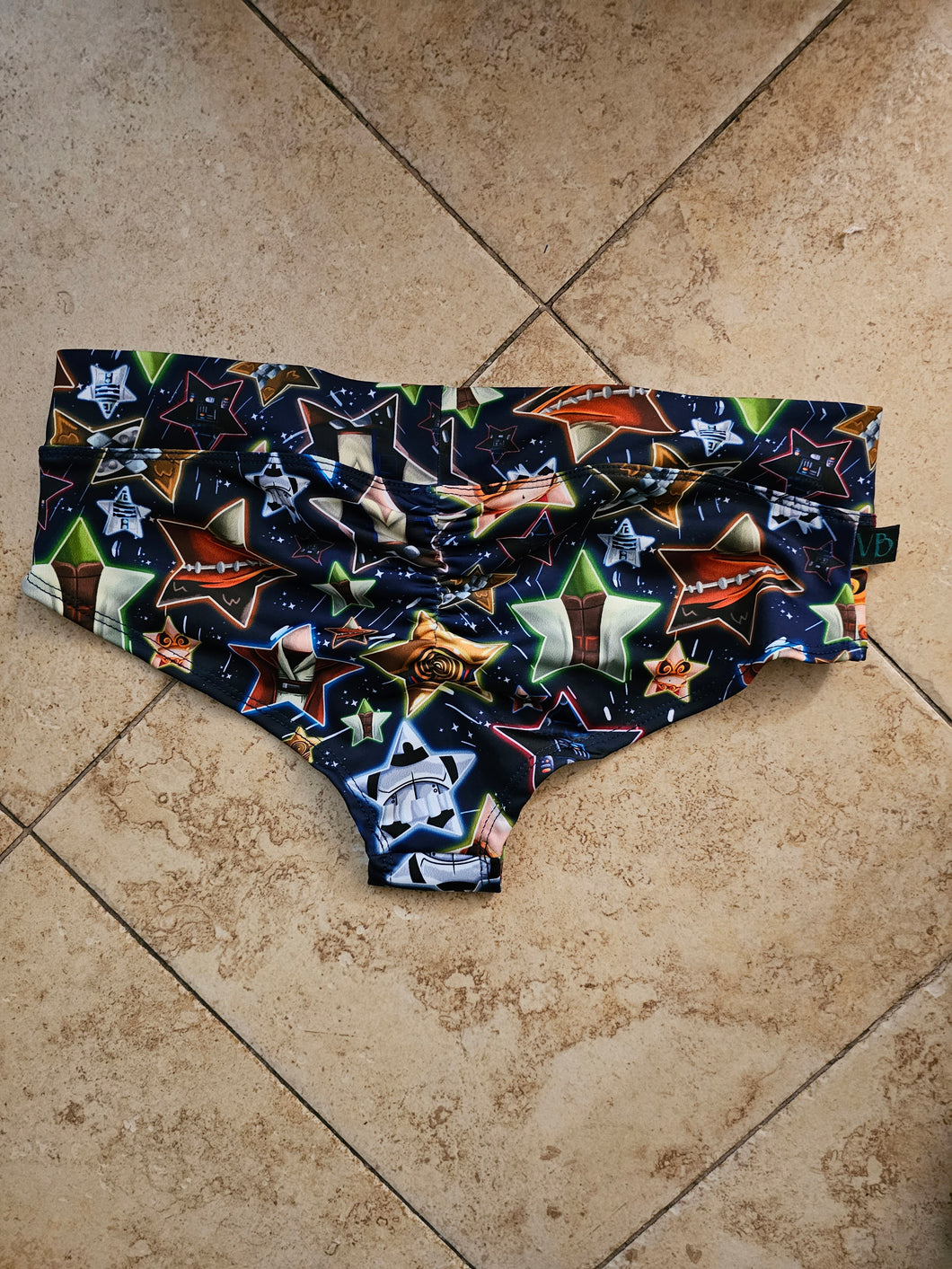 XS Galaxy Peeps BIKINI CUT SHORT-