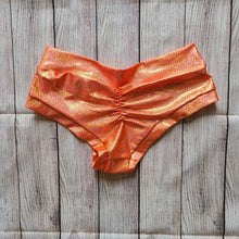 Large Tangerine Sparkles Low Rise Shorts - FINAL SALE