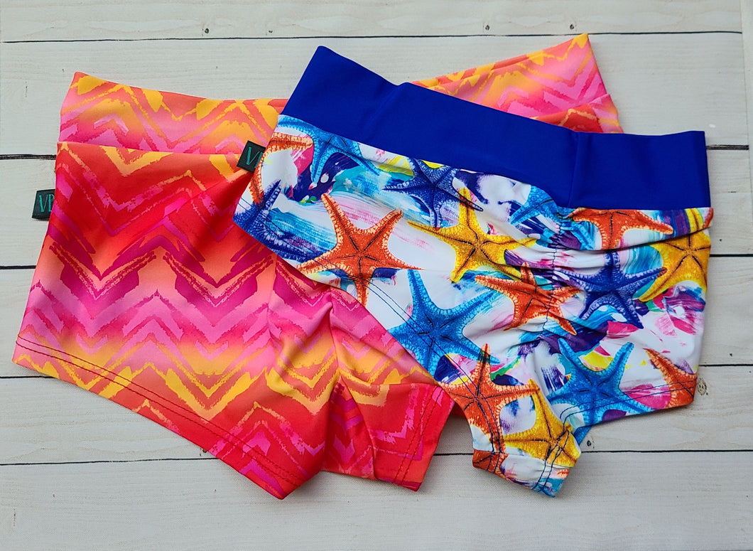 Extra Small Shorts Bundle (Sunset & Starfish) - FINAL SALE