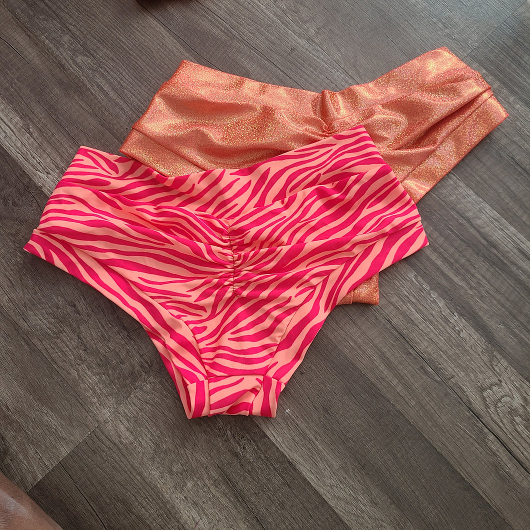 Sunrise Tiger/Orange Sparkle Shorts Bundle - FINAL SALE
